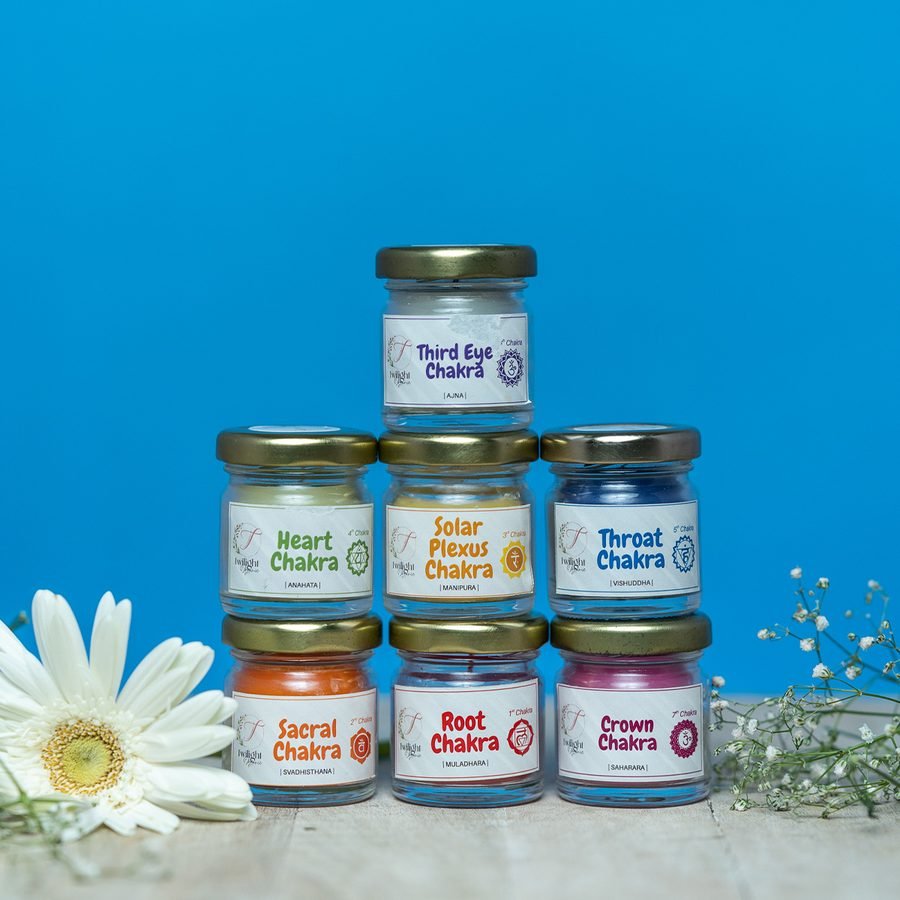 7 Chakra Candle Set